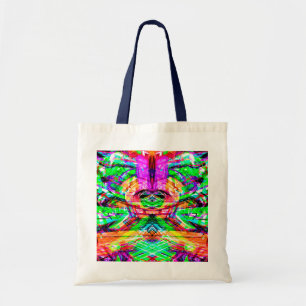 Tote Bag Joli symétrique symétrique abstrait néon trial iPa