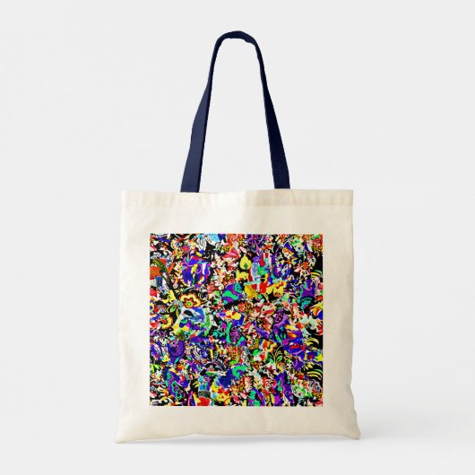 Tote Bag Joli tableau abstrait peint coque d'air iPad (Dos)