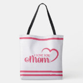 Tote Bag Joli texte de design Meilleure maman jamais pour m (Dos)