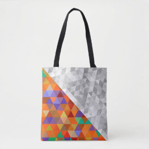 Tote Bag Joli triangle grunge motif I & II + vos idées