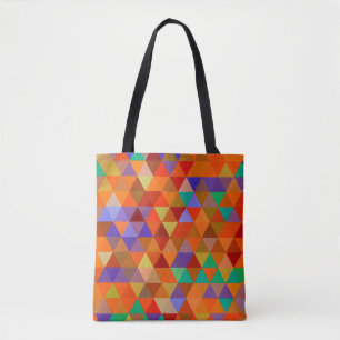 Tote Bag Joli Triangle grunge motif I + vos idées