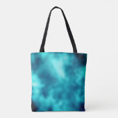 Tote Bag Joli turquoise or faux parties scintillant monogra (Dos)