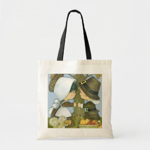 Tote Bag Joli voeu de pèlerin de Thanksgiving