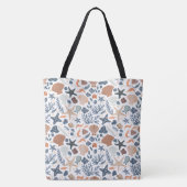 Tote Bag Jolie aquarelle coquillage corail (Dos)