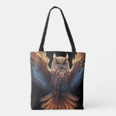 Tote Bag Jolie chouette colorée (Dos)