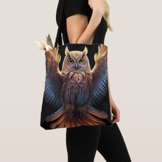 Tote Bag Jolie chouette colorée