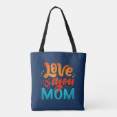 Tote Bag Jolie conception Texte Aimez-vous Maman pour les m (Dos)