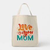 Tote Bag Jolie conception Texte Aimez-vous Maman pour les m (Dos)