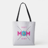 Tote Bag Jolie conception Texte Meilleure maman Ever pour l (Dos)