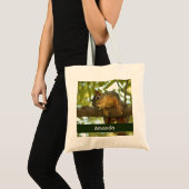 Tote Bag Jolie Curious écureuil Nature Photographie (Devant (produit))