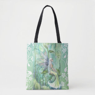 Tote Bag Jolie Fée dans le Jardin Vert par Molly Harrison