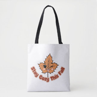 Tote Bag Jolie feuille d'automne Restez au chaud cet automn