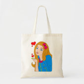Tote Bag Jolie fille (Devant)
