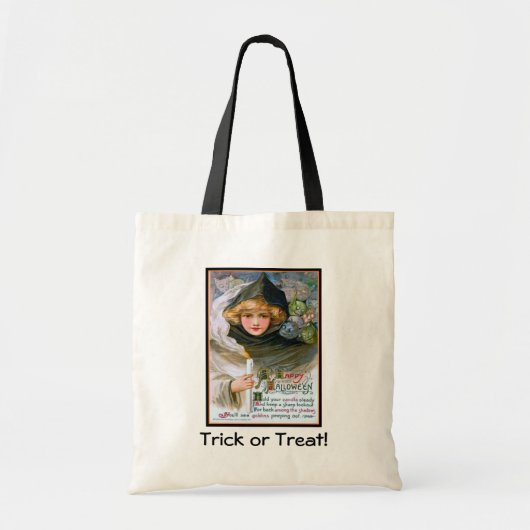 Tote Bag Jolie fille et Goblins Halloween Fourre-tout (Devant)