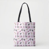 Tote Bag Jolie fille rose jolie (Devant)