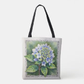Tote Bag Jolie Fleur Bleue (Dos)