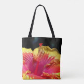 Tote Bag Jolie fleur d'Hibiscus gros plan (Dos)