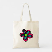 Tote Bag Jolie Fleur Rose (Dos)