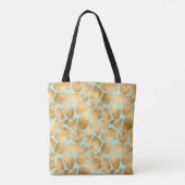 Tote Bag Jolie Giraffe Spots Mint et Golden (Dos)