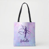 Tote Bag Jolie gymnastique rose (Devant)