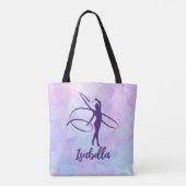 Tote Bag Jolie gymnastique rose (Dos)