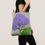 Tote Bag Jolie Hydrangée violette (De près)