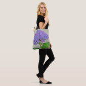 Tote Bag Jolie Hydrangée violette (Sur le modèle)