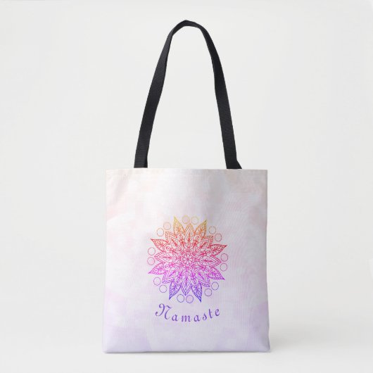 Tote Bag Jolie Namaste Mandala (Devant)