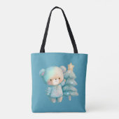 Tote Bag Jolie Ours et Noël (Dos)