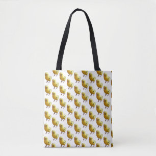 Tote Bag Jolie Parakeet Jaune Amical Animaux de compagnie P