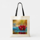 Tote Bag Jolie photo d'une fleur de Lotus dans un étang (Dos)
