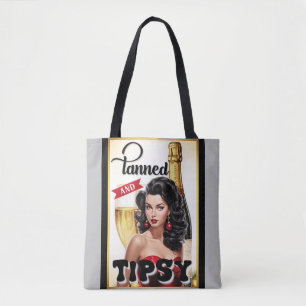 Tote Bag Jolie Pin-Up Bronzée et Éméchée