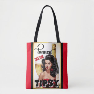 Tote Bag Jolie Pin-Up Bronzée et Éméchée