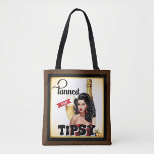 Tote Bag Jolie Pin-Up Bronzée et Éméchée