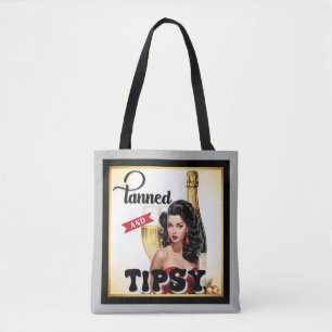 Tote Bag Jolie Pin-Up Bronzée et Éméchée
