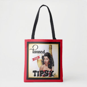 Tote Bag Jolie Pin-Up Bronzée et Éméchée