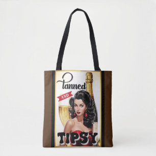 Tote Bag Jolie Pin-Up Bronzée et Éméchée