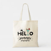 Tote Bag Jolie plage d'été (Dos)