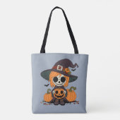 Tote Bag Jolie sorcière d'automne (Dos)