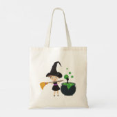 Tote Bag Jolie sorcière d'Halloween (Dos)