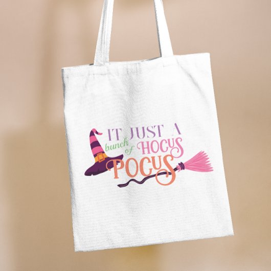 Tote Bag Jolie sorcière rose Hocus Pocus Halloween Casquett