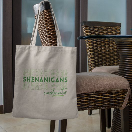Tote Bag Jolie St Patrick's Day Shenanigans Coordonnateur