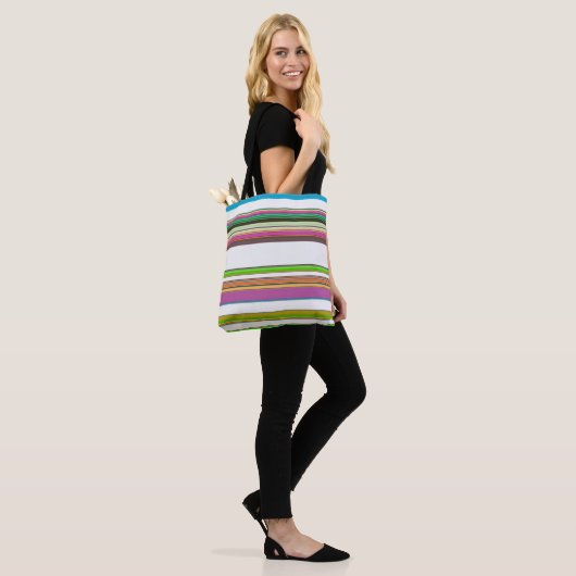 TOTE BAG JOLIE STRIPES (Sur le modèle)