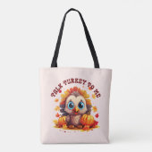 Tote Bag Jolie Turquie et feuillage d'automne (Dos)