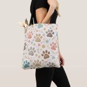 Tote Bag Jolies Empreintes de Patte (De près)