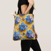 Tote Bag Jolies fleurs bleues (De près)