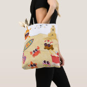 Tote Bag jolis amis de plage (De près)