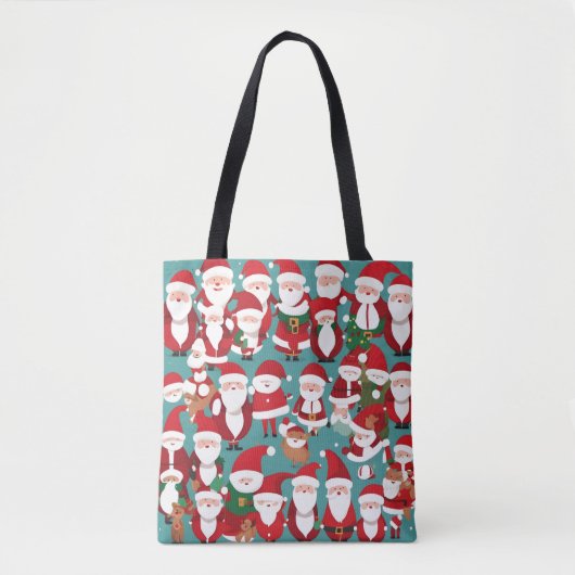 Tote Bag Jolis Pères Noël (Devant)