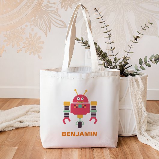 Tote Bag Jolis robots colorés pour enfants