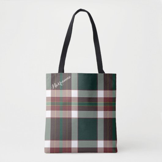 Tote Bag Jolly Holly plaid (Devant)